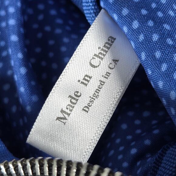 Brighton Love Hearts Crossbody Bag Womens Small Multicolor Nylon Zip Pockets EUC - Picture 10 of 12